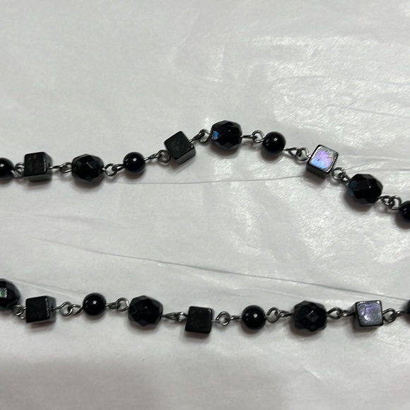 Black Premier Long Necklace - Picture 2 of 2